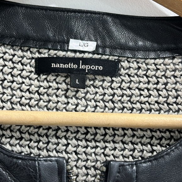 Barely worn gorgeous Nanette Lapore short cardigann/ jacket size Large - Picture 2 of 4